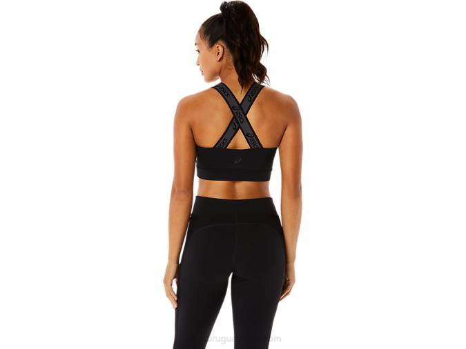 Asics sujetador fit sana mujer rendimiento negro comodidad y soporte - Image 6