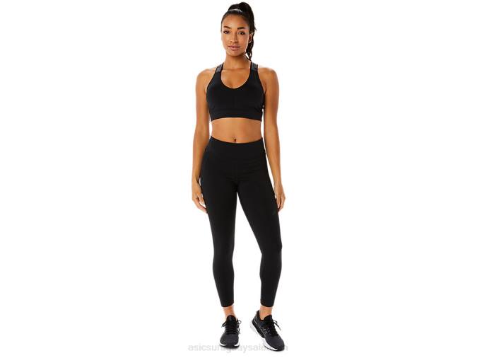 Asics sujetador fit sana mujer rendimiento negro comodidad y soporte - Image 7