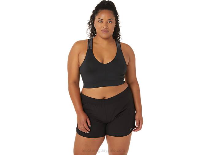 Asics sujetador fit sana mujer rendimiento negro comodidad y soporte - Image 1