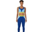 Asics sujetador fuerte reutilizado mujer azul cielo ártico gecko verde