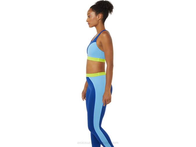Asics sujetador fuerte reutilizado mujer azul cielo ártico gecko verde - Image 3