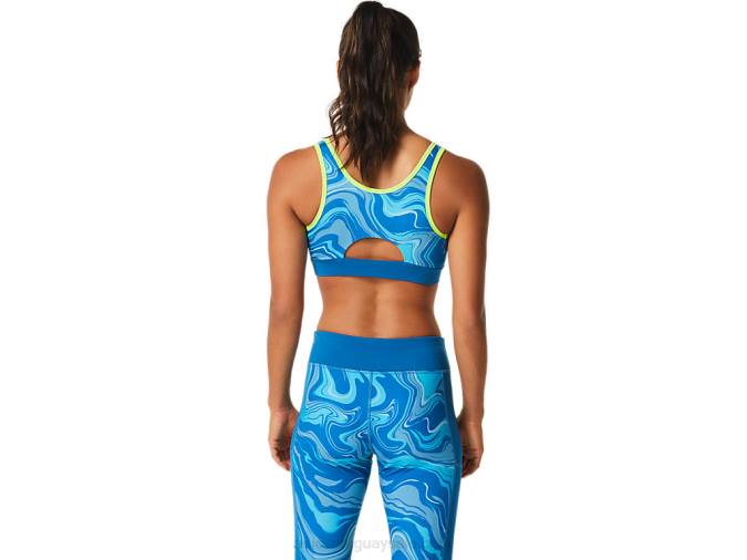 Asics sujetador gráfico mujer azul renacido estilo y confort - Image 2
