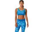 Asics sujetador gráfico mujer azul renacido estilo y confort