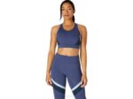 Asics sujetador mujer trueno azul comodidad y soporte