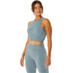 Asics sujetador sin costuras nagino flex mujer acero ligero cómodo y transpirable