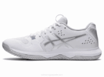 Asics Táctica de Gel Blanco Plata Rendimiento Superior - Image 4
