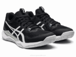 Asics Táctica de Gel Zapatillas Blancas y Negras - Image 2