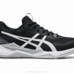 Asics Táctica de Gel Zapatillas Blancas y Negras