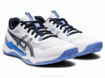 Asics Táctica de Gel Zapatillas Blanco Azul Bígaro - Image 2