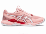 Asics Táctica Gel Rosa Esmerilado y Blanco Deportivo