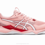 Asics Táctica Gel Rosa Esmerilado y Blanco Deportivo
