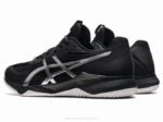 Asics Táctica Gel Zapatillas Negras y Plateadas - Image 3