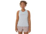 Asics tanque de carrera femenino cielo crema estilo y comodidad