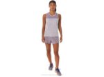 Asics tanque de carrera femenino cuarzo violeta duna verano estilizado - Image 5