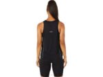 Asics tanque de carrera femenino negro alto rendimiento - Image 2