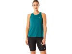 Asics tanque de carrera femenino pino terciopelo estilo y comodidad