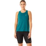 Asics tanque de carrera femenino pino terciopelo estilo y comodidad