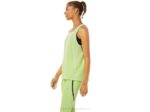 Asics tanque de carrera femenino verde lima ligero y cómodo - Image 3