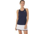 Asics tanque de corte mujer medianoche blanco brillante estilo y confort