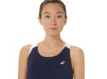 Asics tanque de corte mujer medianoche blanco brillante estilo y confort - Image 4