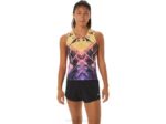 Asics tanque de maratón mujeres naranja claro amatista