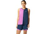 Asics tanque de mujer azul francés uva digital estilo moderno