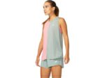 Asics tanque de mujer gris pizarra y pétalo de melocotón elegante - Image 3