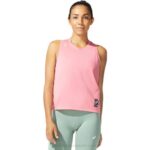 Asics tanque de mujer pétalo de durazno estilo sakura