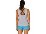 Asics tanque de músculo femenino gris piamonte estilo y confort - Image 2