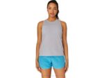 Asics tanque de músculo femenino gris piamonte estilo y confort