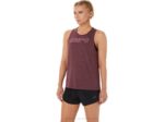 Asics tanque de músculo femenino profundo brezo fruta del dragón - Image 3