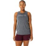 Asics tanque de músculo mujer gris oscuro bruma
