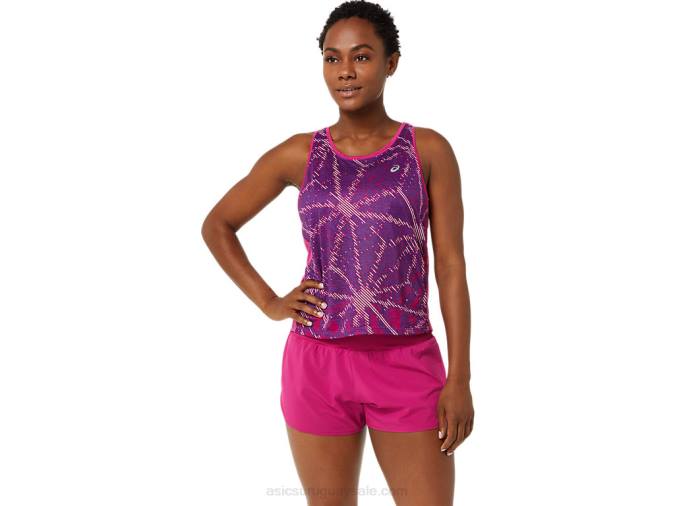 Asics tanque de sakura mujer color rosa estilo moderno - Image 1