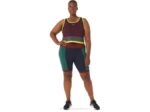 Asics tanque reutilizado mujer granate gris acero estilo fuerte