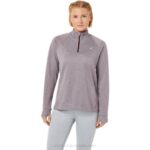 Asics Thermopolis Mujer Sudadera 1/4 Zip Brezo Profundo Marte