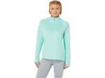 Asics thermopolis mujer sudadera 1/4 zip color brezo fresco