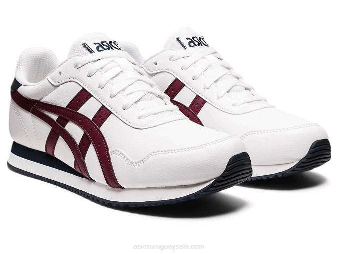 Asics Tigre Corredor Blanco Rosa Rendimiento Estilo - Image 2