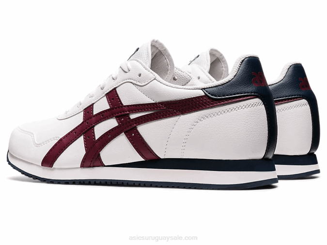 Asics Tigre Corredor Blanco Rosa Rendimiento Estilo - Image 3