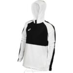 Asics top chándal elástico mujer blanco negro estilo deportivo