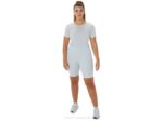 Asics top corto de carrera mujer cielo crema estilo y confort - Image 4