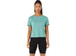 Asics Top Corto de Carrera Mujer Color Sabio Energía y Estilo