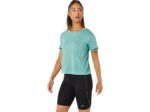 Asics Top Corto de Carrera Mujer Color Sabio Energía y Estilo - Image 3
