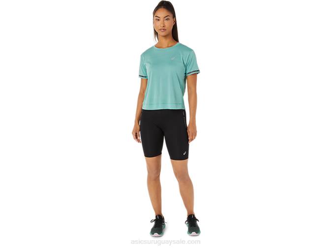 Asics Top Corto de Carrera Mujer Color Sabio Energía y Estilo - Image 6