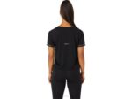 Asics top corto de carrera mujer rendimiento negro atractivo - Image 2