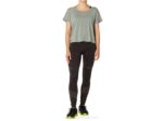 Asics top corto de manga corta sakura pizarra gris mujer elegante - Image 7