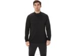Asics top de hombre actibreeze jacquard rendimiento negro con cremallera