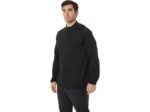 Asics top de hombre actibreeze jacquard rendimiento negro con cremallera - Image 3