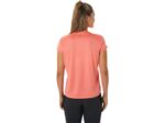 Asics top de manga corta logo fujitrail mujer color papaya - Image 2