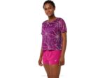 Asics top de manga corta mujer sakura estampado colorido - Image 2