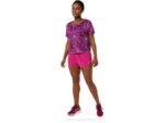 Asics top de manga corta mujer sakura estampado colorido - Image 3